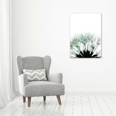 Glass wall art Dandelion seeds