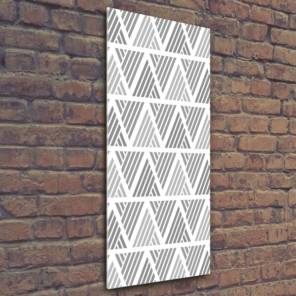 Photo printed on glass Geometric background