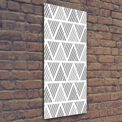 Photo printed on glass Geometric background