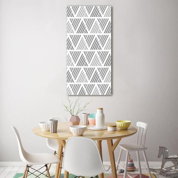 Photo printed on glass Geometric background