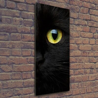 Wall art on glass Cat's eyes