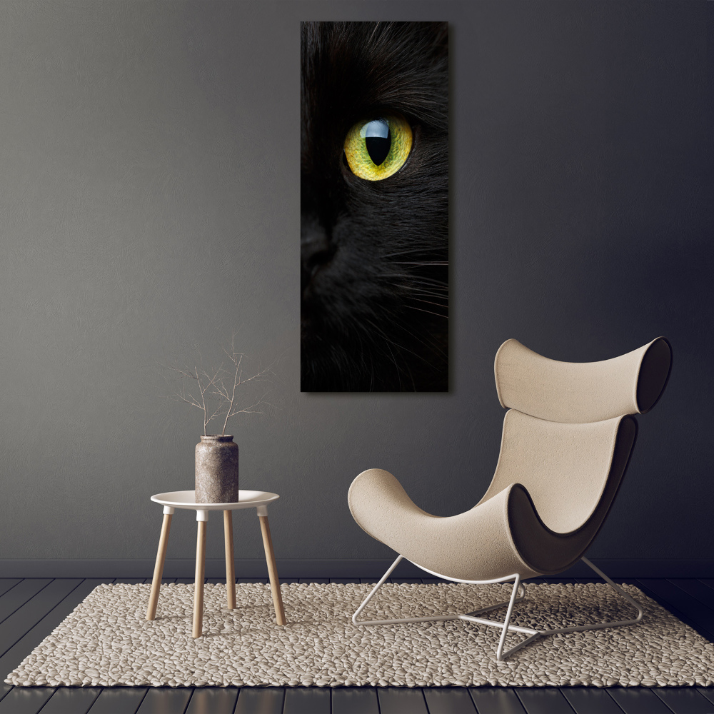 Wall art on glass Cat's eyes