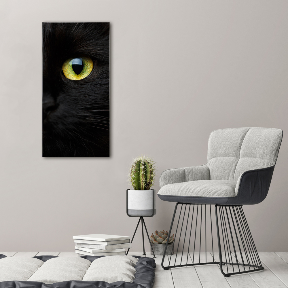 Wall art on glass Cat's eyes