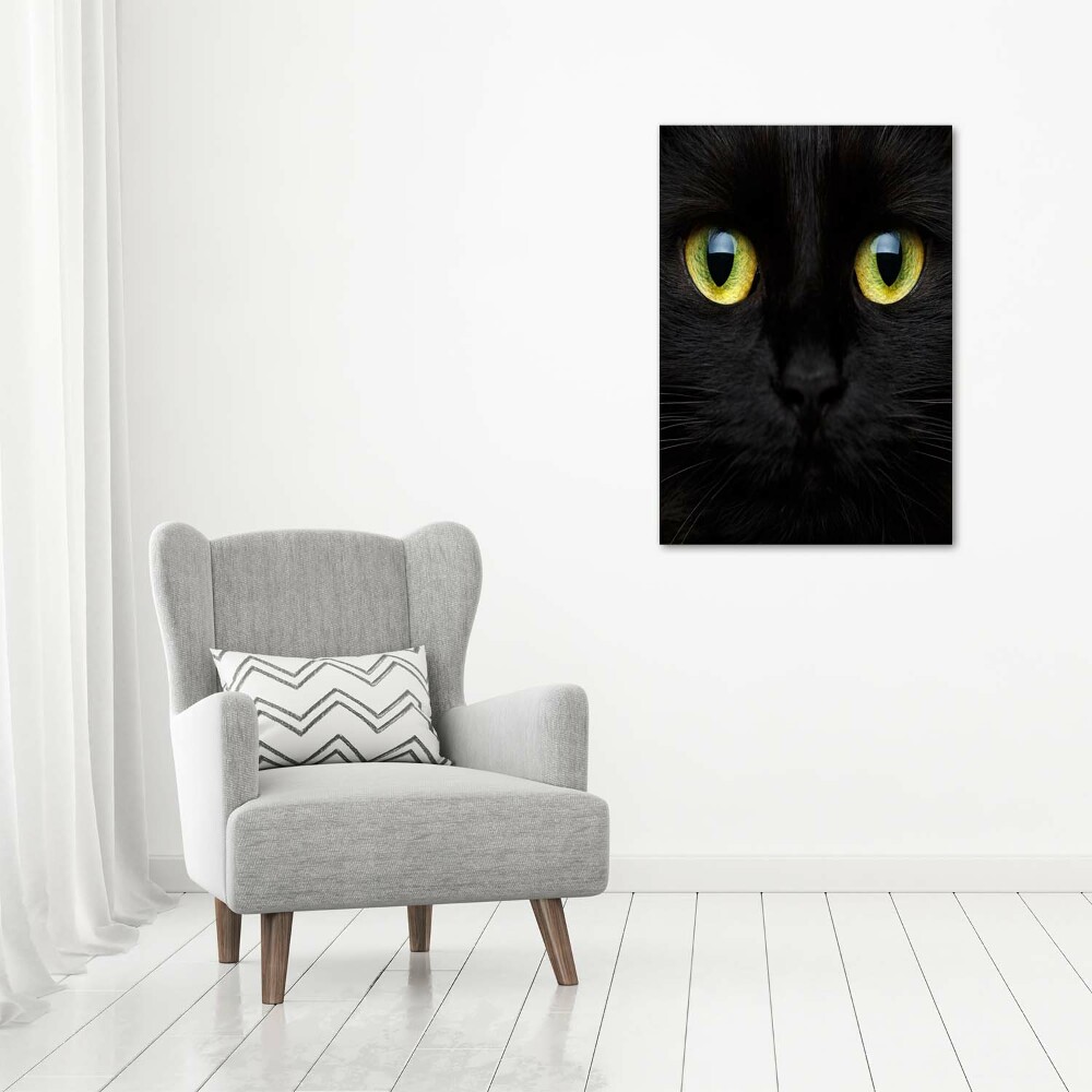 Wall art on glass Cat's eyes