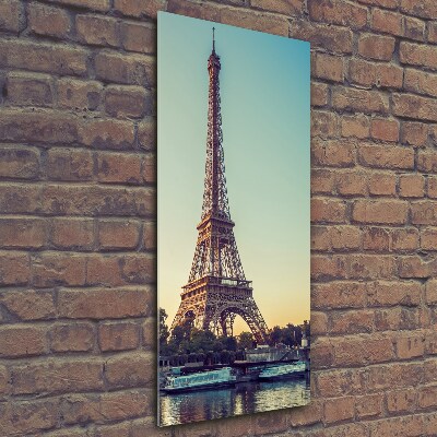 Wall art on glass Eiffel Paris tower