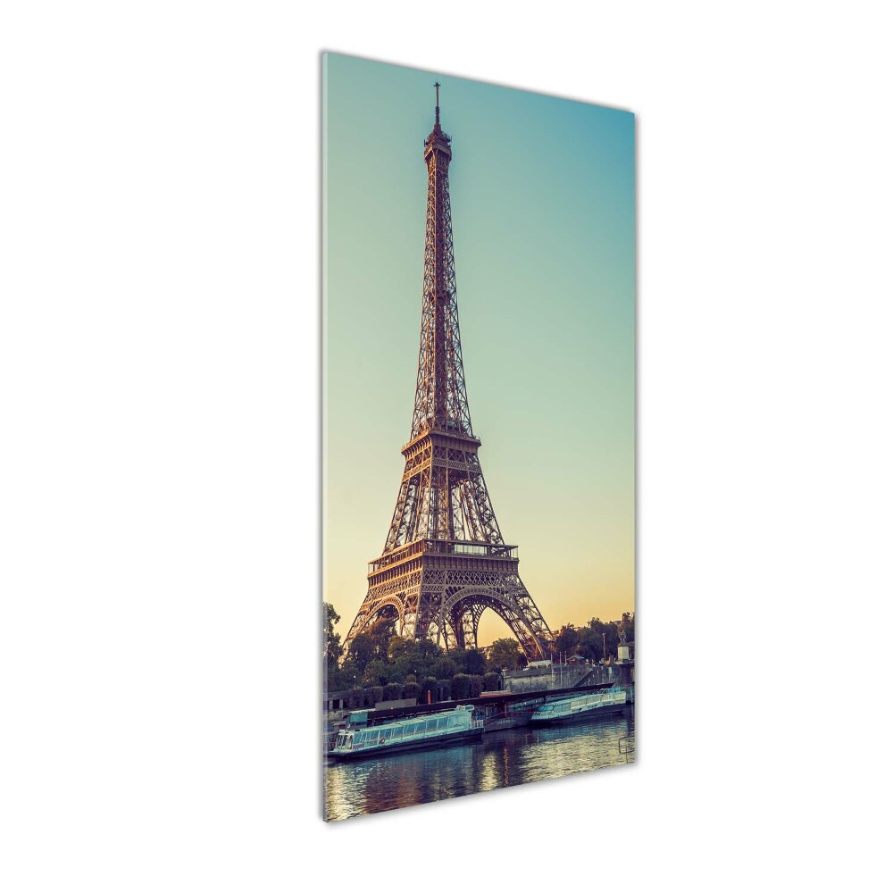 Wall art on glass Eiffel Paris tower