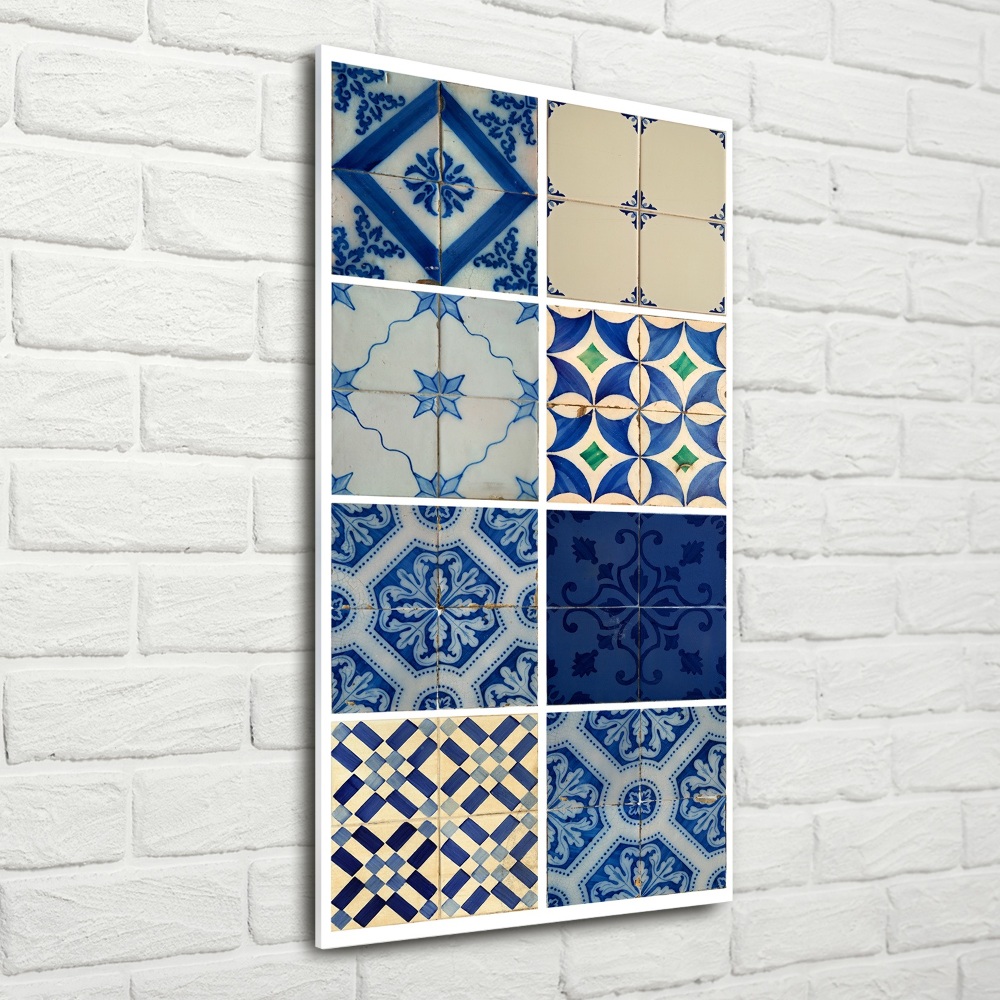 Photo printed on glass Portuguese tiles