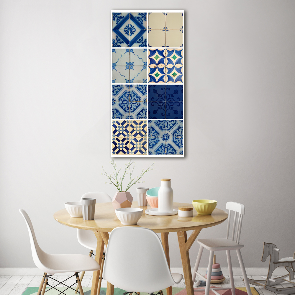 Photo printed on glass Portuguese tiles