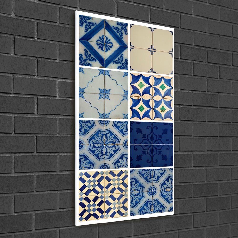 Photo printed on glass Portuguese tiles