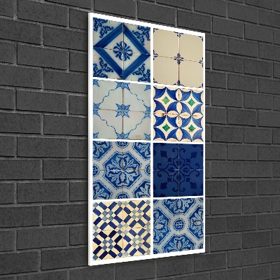 Photo printed on glass Portuguese tiles