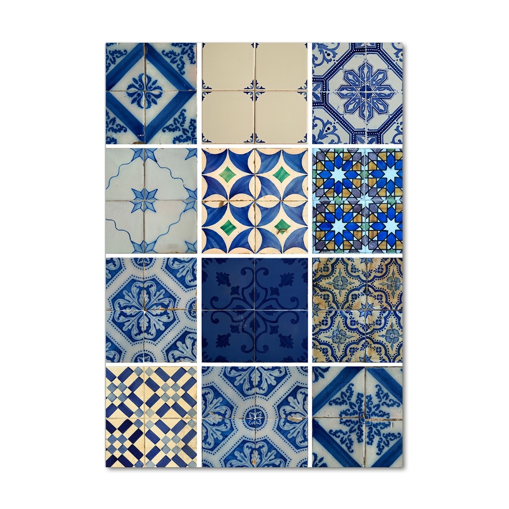 Photo printed on glass Portuguese tiles