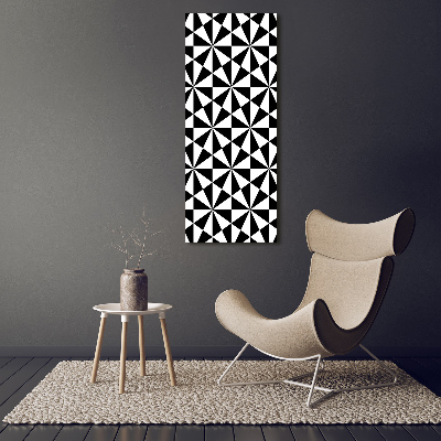 Photo printed on glass Geometric background