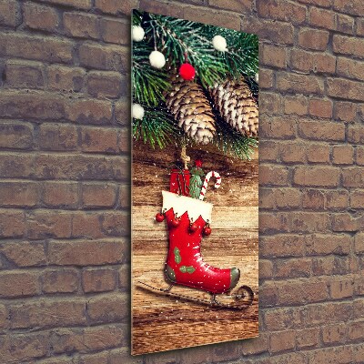 Glass picture wall art Christmas decorations