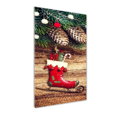 Glass picture wall art Christmas decorations