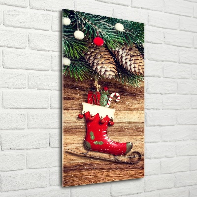 Glass picture wall art Christmas decorations