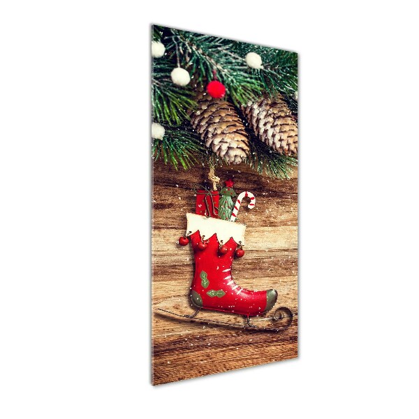 Glass picture wall art Christmas decorations