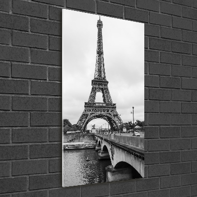 Glass wall art Eiffel Paris tower