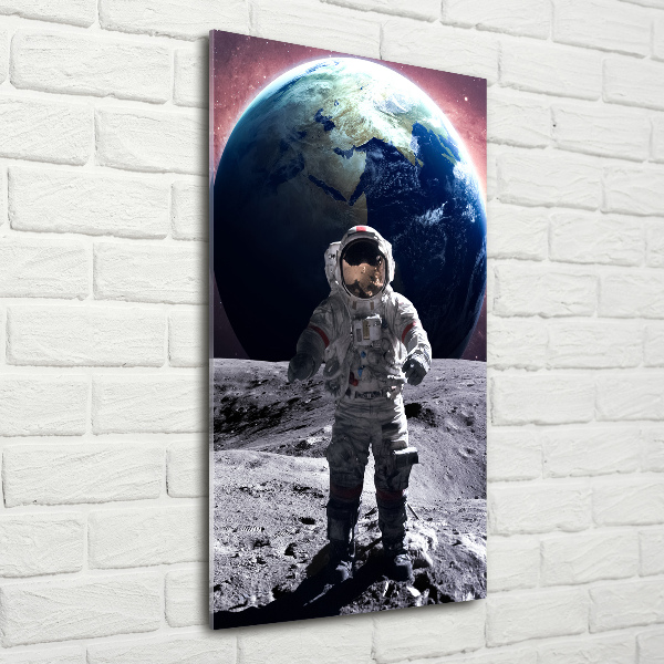 Wall art on glass Astronaut