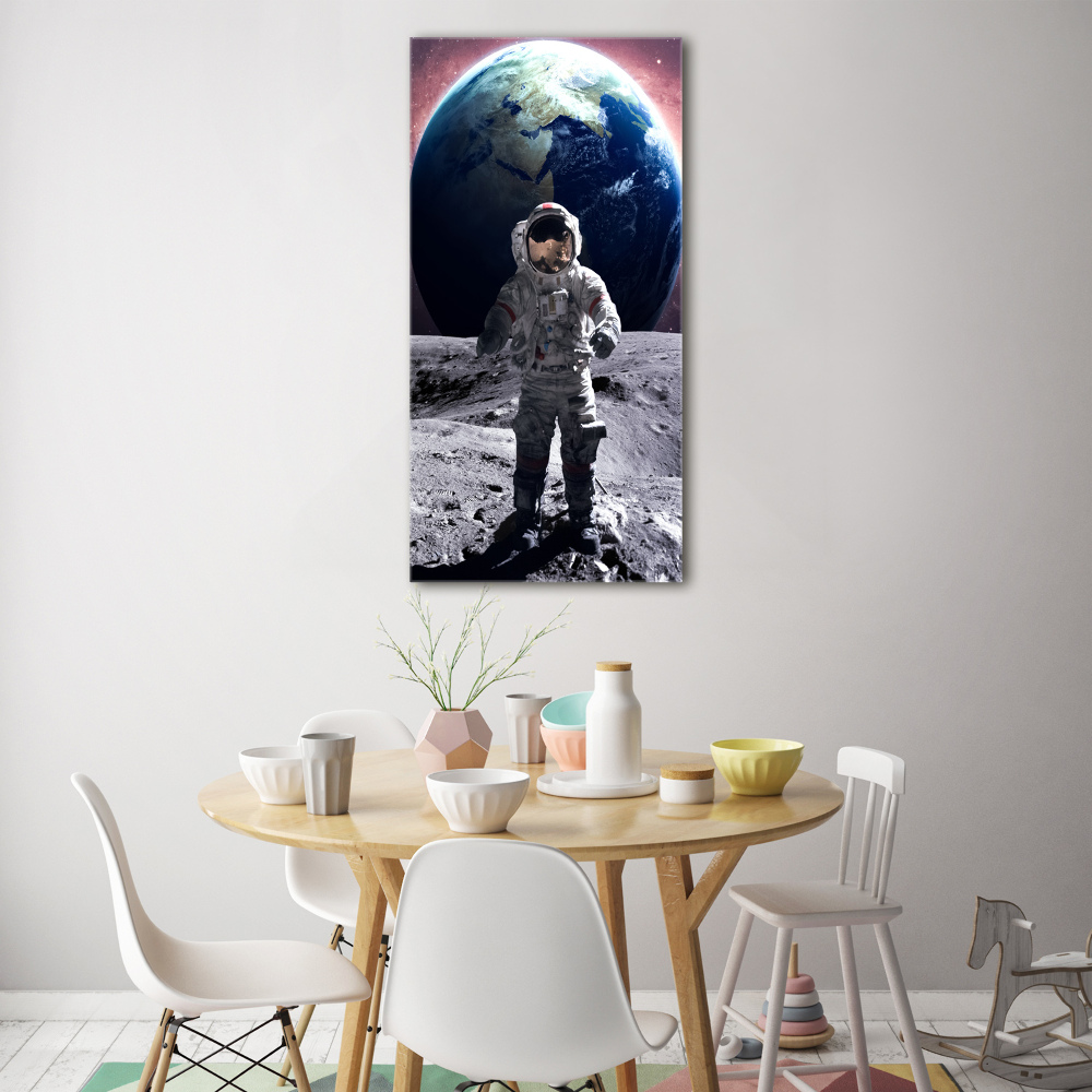 Wall art on glass Astronaut