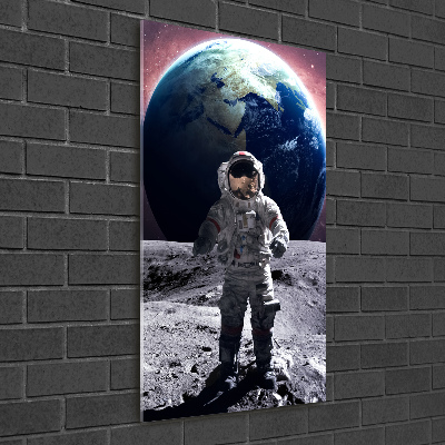 Wall art on glass Astronaut