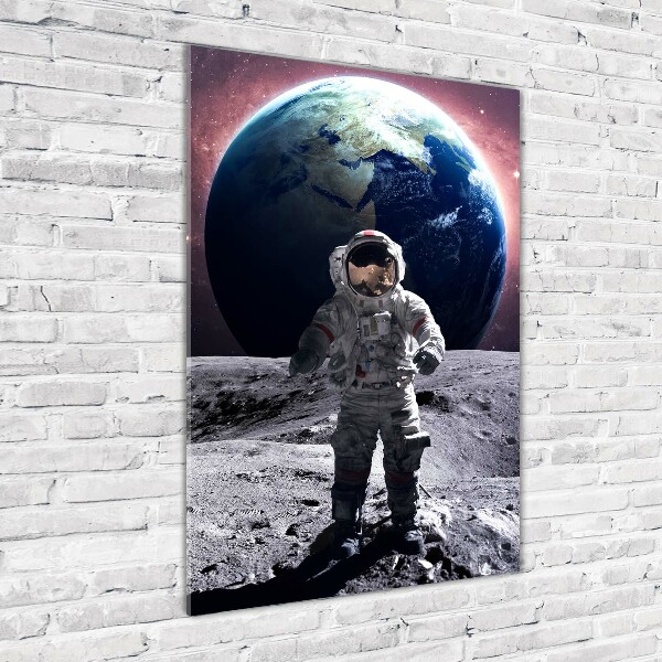 Wall art on glass Astronaut