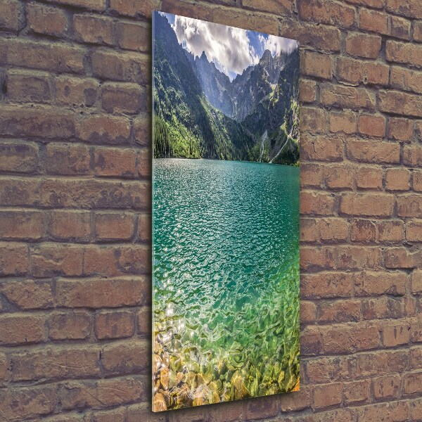 Photo printed on glass Lake in the mountains