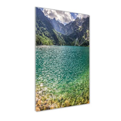 Photo printed on glass Lake in the mountains