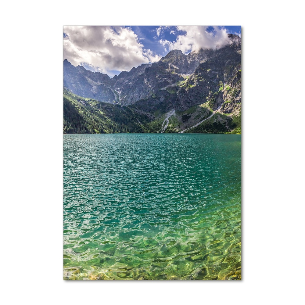 Photo printed on glass Lake in the mountains