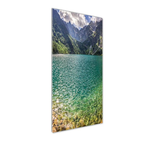 Photo printed on glass Lake in the mountains