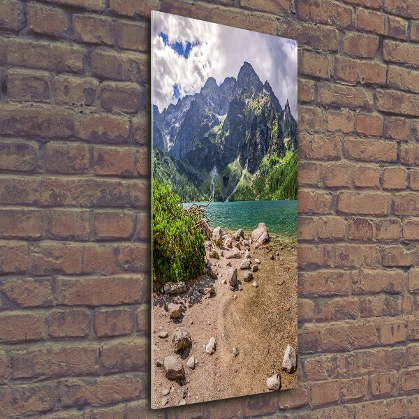 Photo printed on glass Lake in the mountains