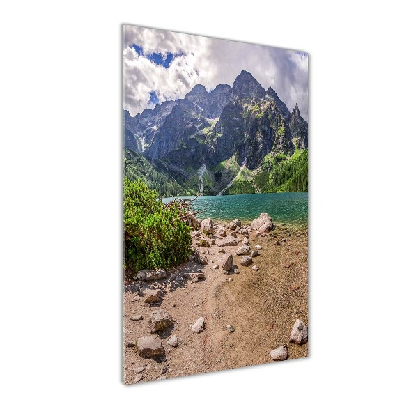 Photo printed on glass Lake in the mountains