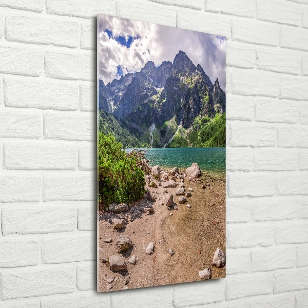 Photo printed on glass Lake in the mountains