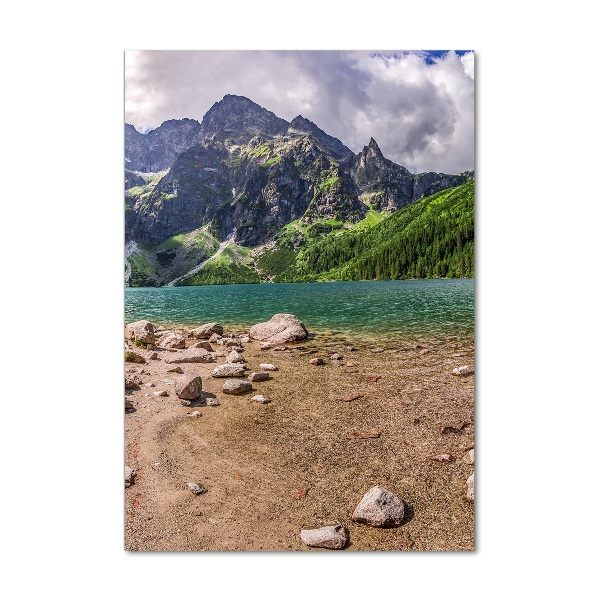 Photo printed on glass Lake in the mountains