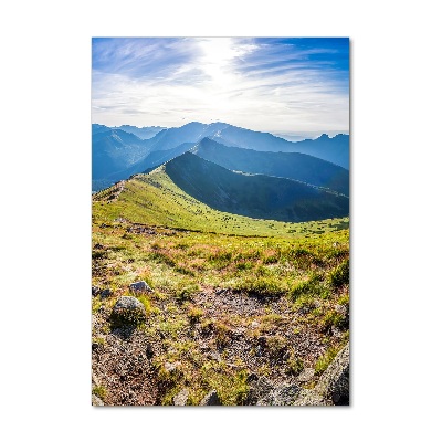 Photo printed on glass Tatra Mountains