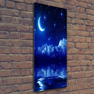 Wall art on glass Sky at night