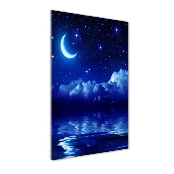 Wall art on glass Sky at night