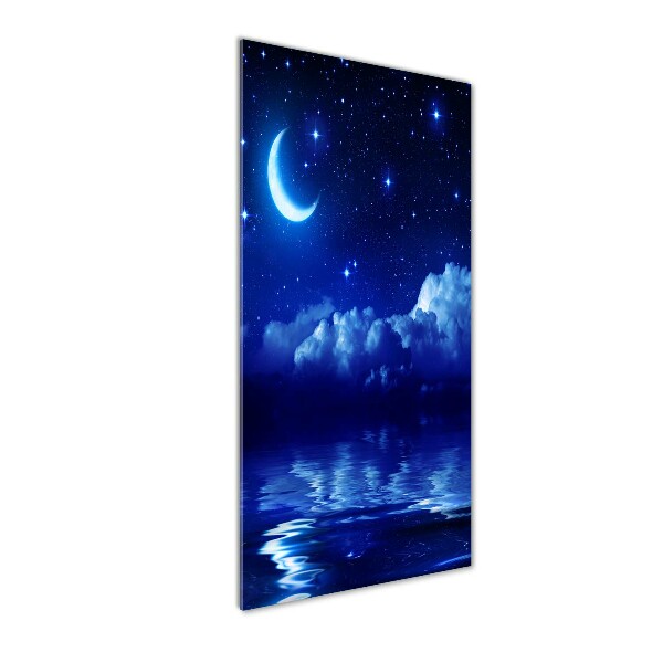 Wall art on glass Sky at night