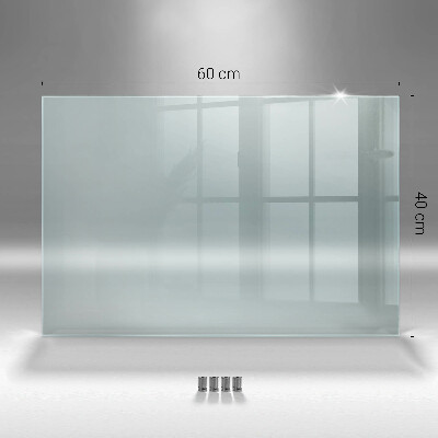 Cooker splashback transparent