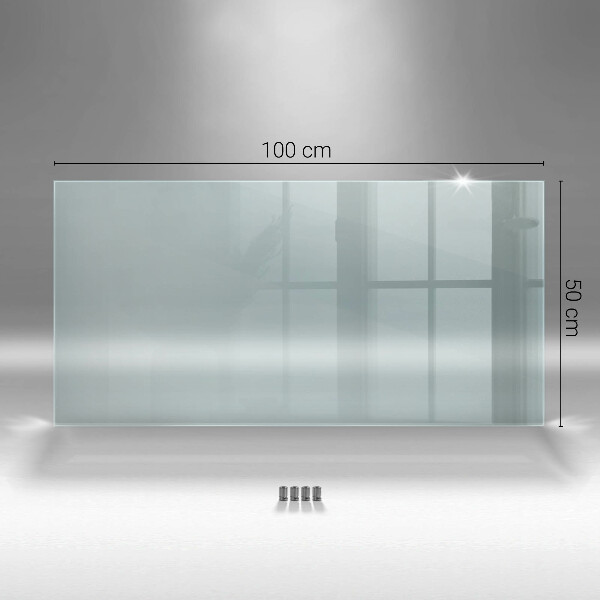 Cooker splashback transparent