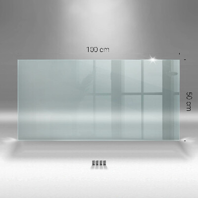 Cooker splashback transparent