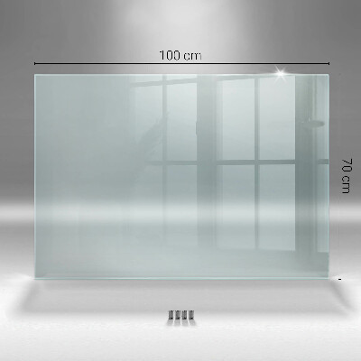 Cooker splashback transparent