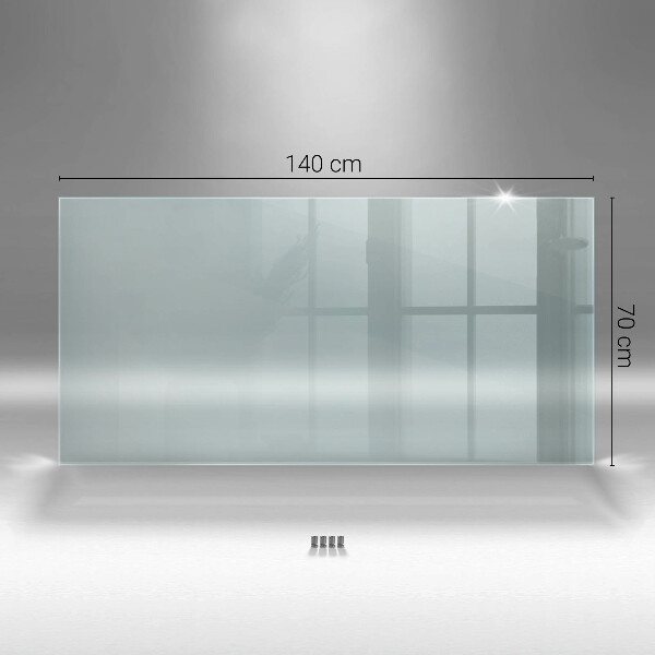 Cooker splashback transparent