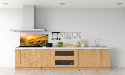 Kitchen splashback Sunset of the mountain