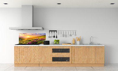 Kitchen splashback Sunset of the mountain