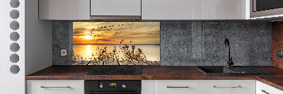 Kitchen splashback Pier by the lake