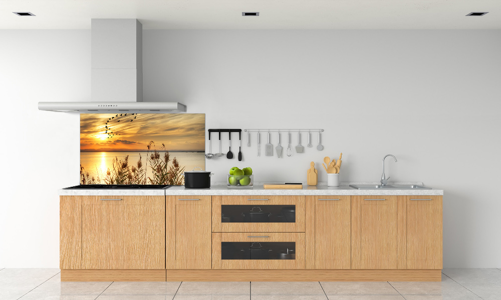 Kitchen splashback Pier by the lake