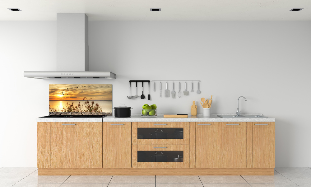 Kitchen splashback Pier by the lake