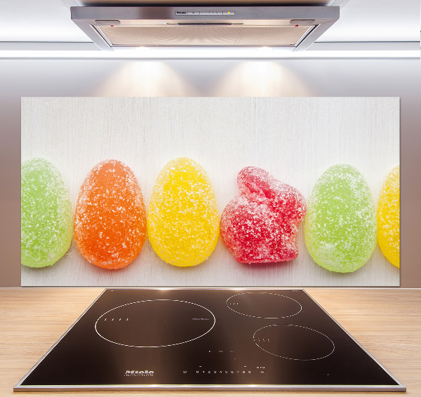 Cooker splashback Colorful jelly beans