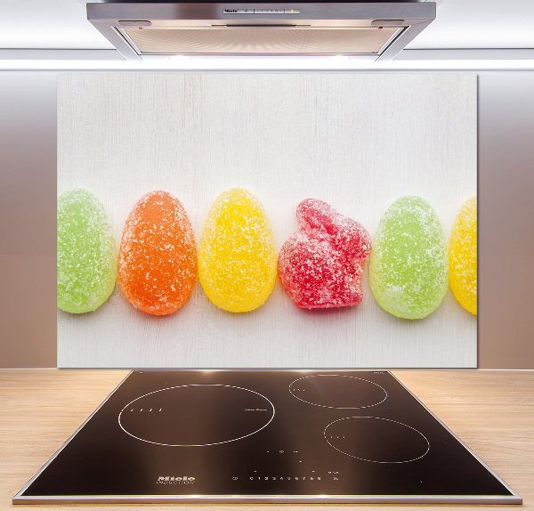 Cooker splashback Colorful jelly beans