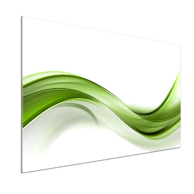 Kitchen splashback Green wave